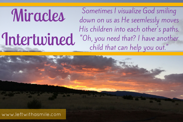 Miracles Intertwined. A Sweet Story Of How God Uses His Children To Bless Each other. Part 1